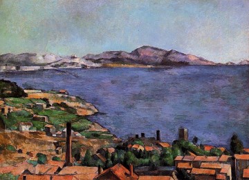 Paul Cezanne Painting - El Golfo de Marsella visto desde LEstaque Paul Cezanne